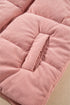 Corduroy Stand-Collar Zip-Front Quilted Puffer Vest